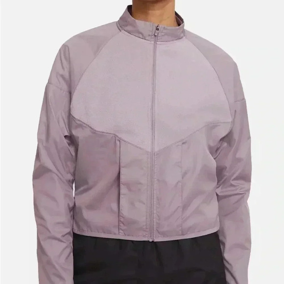Nike Jackets & Blazers - Nike Women's Purple Smoke F Zip Run Division Jacket